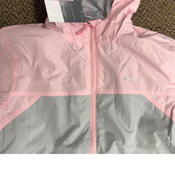 *Eddie Bauer Jacket 3 in 1 System sz 14 Hooded Pink Gray All Season Girls - Picture 8 of 16